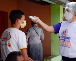 Imagem 12 do post Prefeitura intensifica combate ao Coronavírus com busca ativa de pacientes com síndromes gripais e distribuição de kits de higiene no Povoado Candunda.