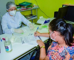 Imagem 2 do post Prefeitura de Senador Rui Palmeira realiza testes rápidos de COVID-19 nos servidores da saúde