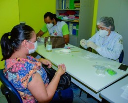 Imagem 1 do post Prefeitura de Senador Rui Palmeira realiza testes rápidos de COVID-19 nos servidores da saúde
