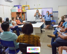 Imagem 7 do post Prefeita Jeane Moura participa de reunião com Comissão Intersetorial do Selo Unicef