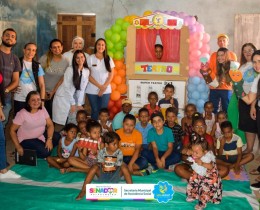 Imagem 14 do post Secretarias de Assistência Social e Saúde realizam dia especial em alusão ao Dia das Crianças na Comunidade Quilombola Serrinha dos Cocos