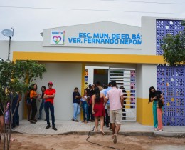 Imagem 10 do post Prefeitura inaugura a reforma e ampliação da Escola Municipal Vereador Fernando Nepomuceno