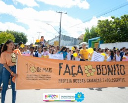 Imagem 8 do post Secretaria Municipal de Assistência Social realiza passeata de encerramento das ações sobre o Maio Laranja
