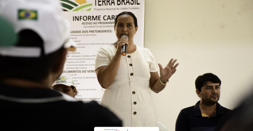 Programa Terra Brasil é apresentado a agricultores e produtores rurais de Senador Rui Palmeira