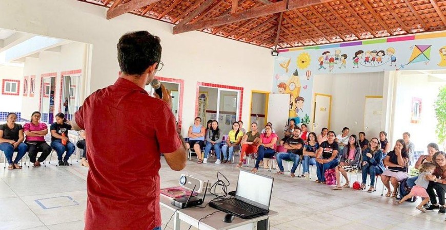 secretaria municipal de educação realiza formação educação inclusiva para a equipe Escolar da CMEI-Nossa Senhora da Conceição