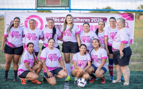 Secretaria da Mulher promove torneio de futebol feminino Futebol D’Elas